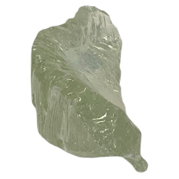 Clear Translucent Bubbled Art Glass Cullet Glowing Manganese Slag Glass #5GX104 - Picture 6 of 9